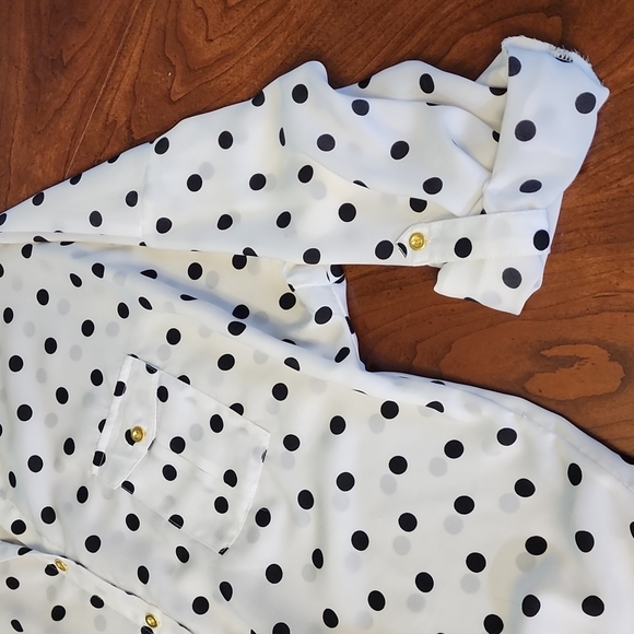 Polka Dot Blouse - Picture 4 of 12
